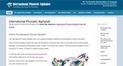 Desktop Screenshot of internationalphoneticalphabet.org