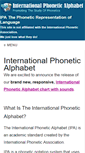Mobile Screenshot of internationalphoneticalphabet.org